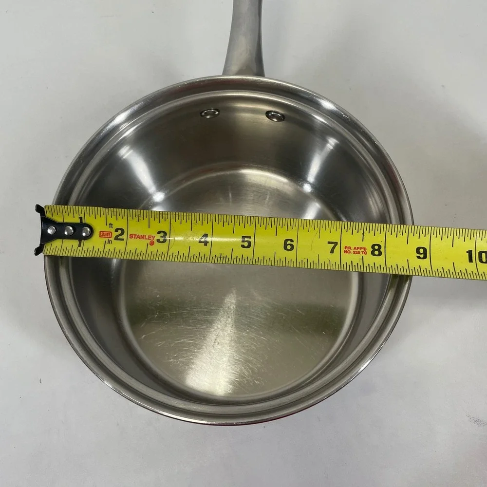 Belgique Classique Tools of the Trade 3.5 QT Stainless Steel Saucepan Lid 10549